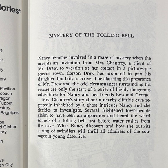 Mystery of the Tolling Bell Book - Picture 2 of 7